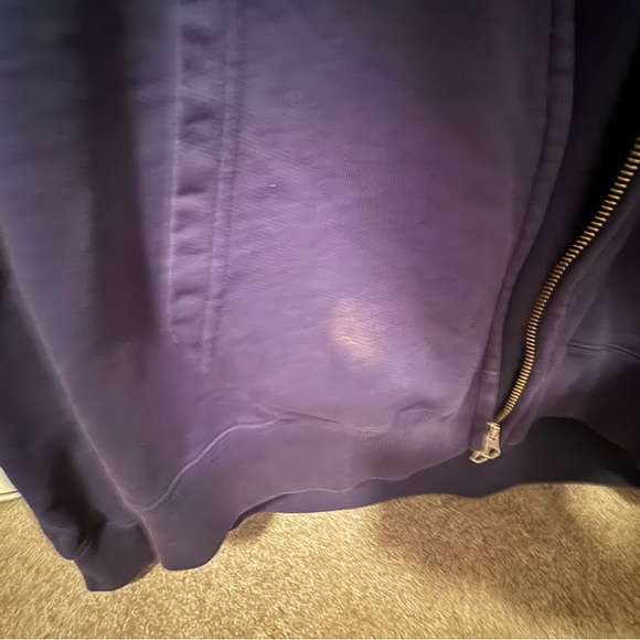 Navy Blue Ovo Zip up - Picture 3 of 3